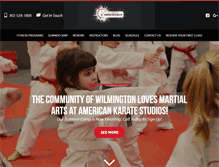 Tablet Screenshot of delawarekarate.com